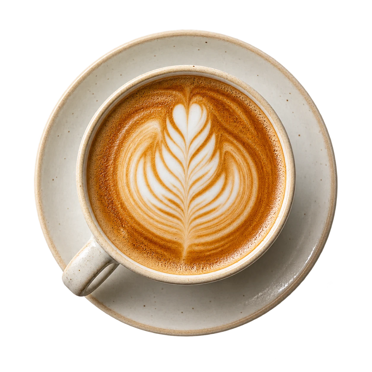 Kaffee von oben – Bildkonzept